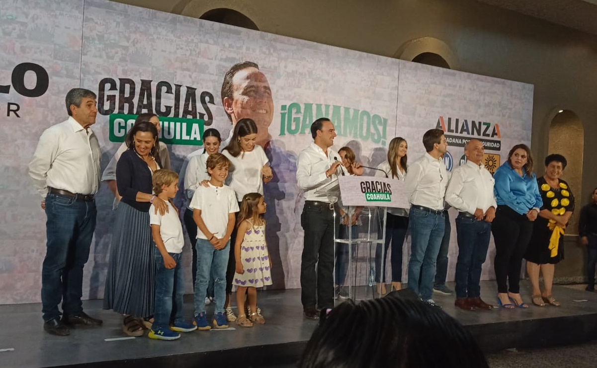 En festejo, Va por México celebra "carro completo" en Coahuila