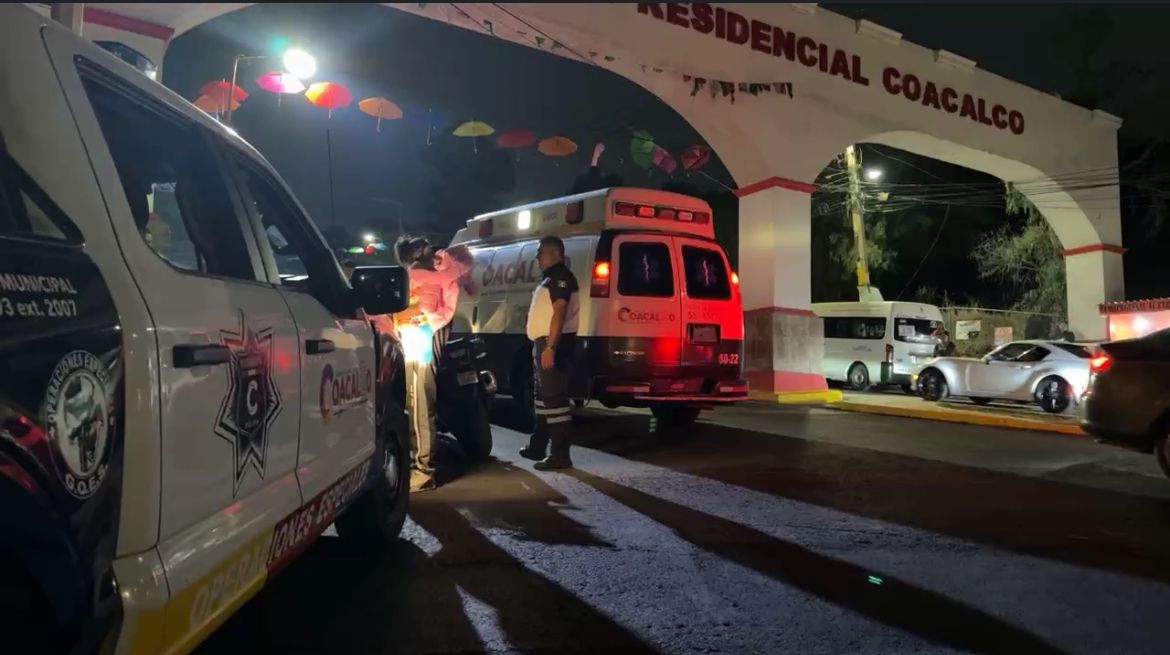 Asesinan a mujer en entrada del Parque Residencial Coacalco