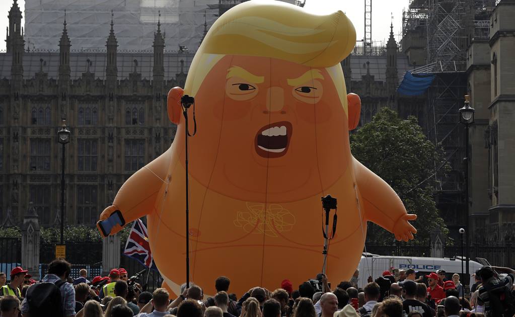 ¿Cómo el globo de “Baby Trump” se convirtió en símbolo de protesta contra el presidente de EU?