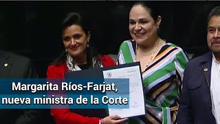 Margarita Ríos-Farjat, la nueva ministra de la Corte que eligió el Senado