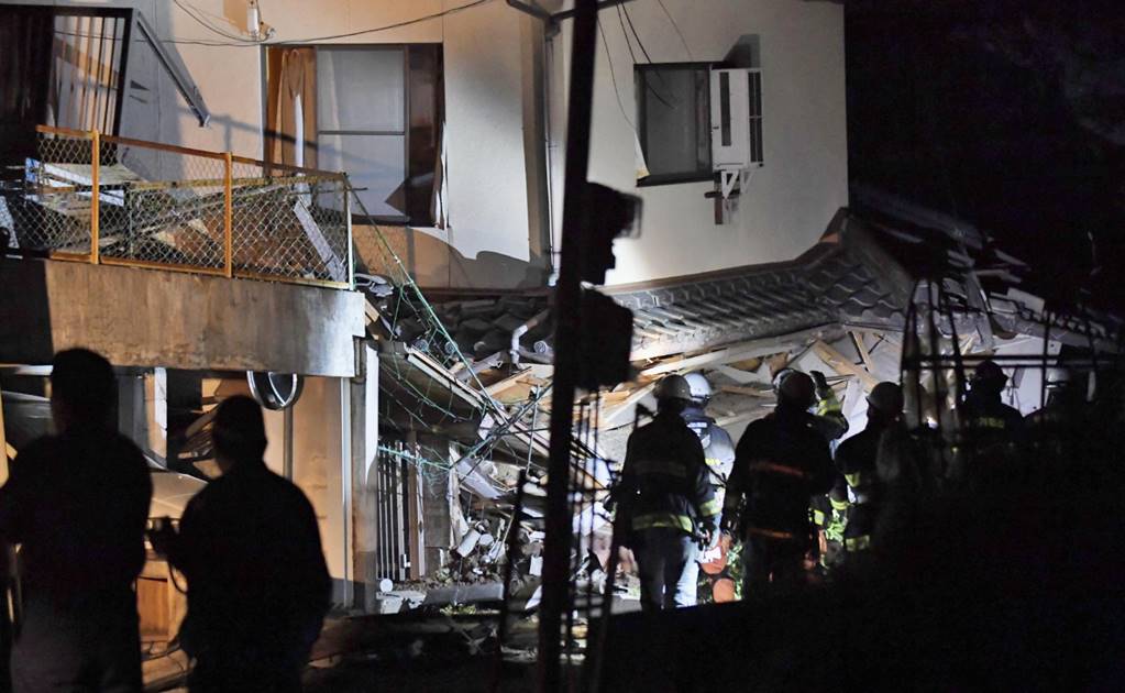 Tres muertos y 200 heridos, saldo de sismo en Japón