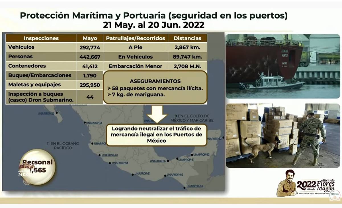 Marina captura a más de 2 mil 600 presuntos delincuentes en los últimos 30 días