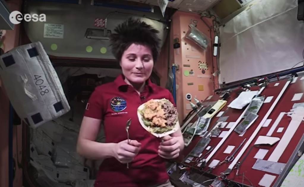 Así se prepara un "taco" en el espacio