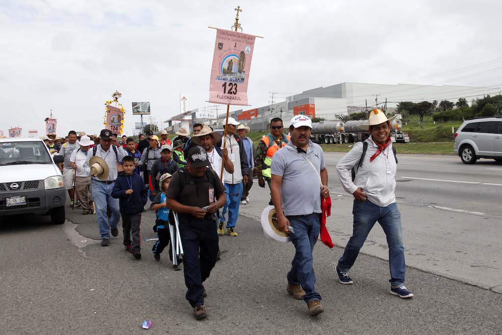 Más 30 mil queretanos caminarán a la Basílica de Guadalupe, informa la Diócesis 