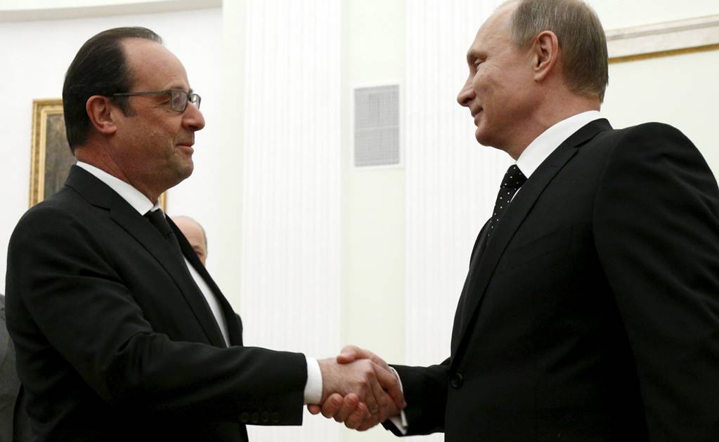 Putin apoyará a Hollande en "coalición antiterrorista"