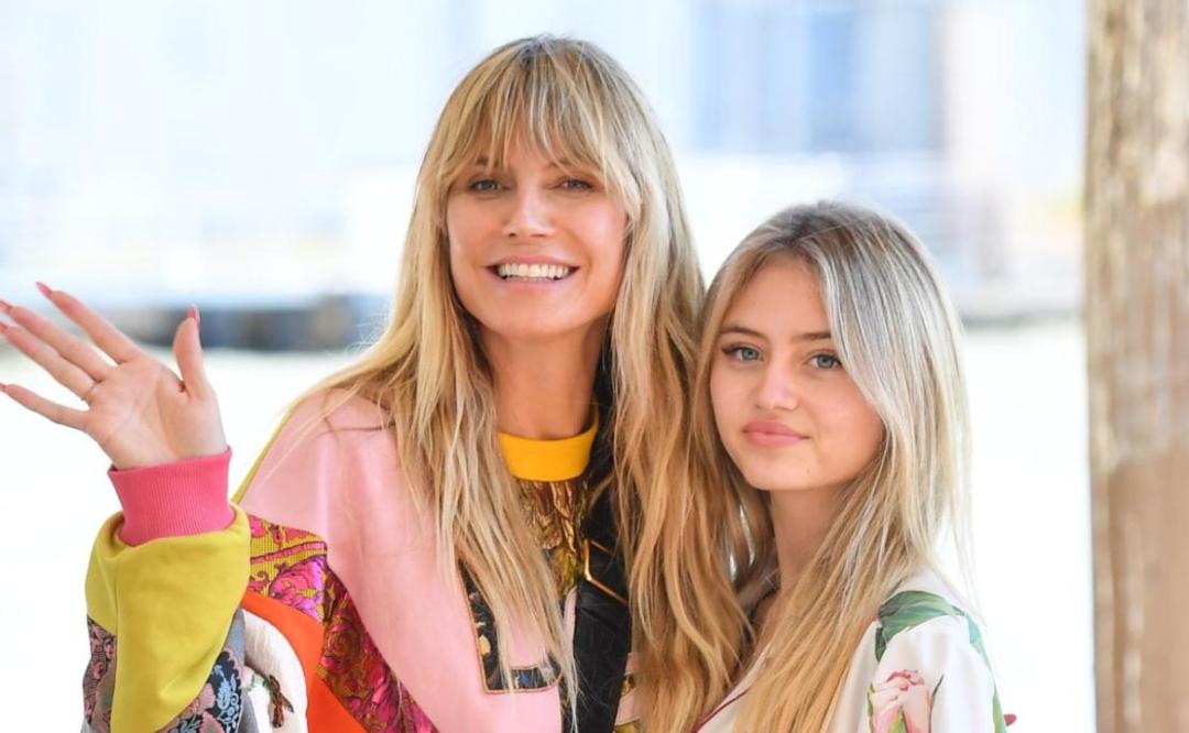 Critican a Heidi Klum por campaña en lencería con su hija Leni