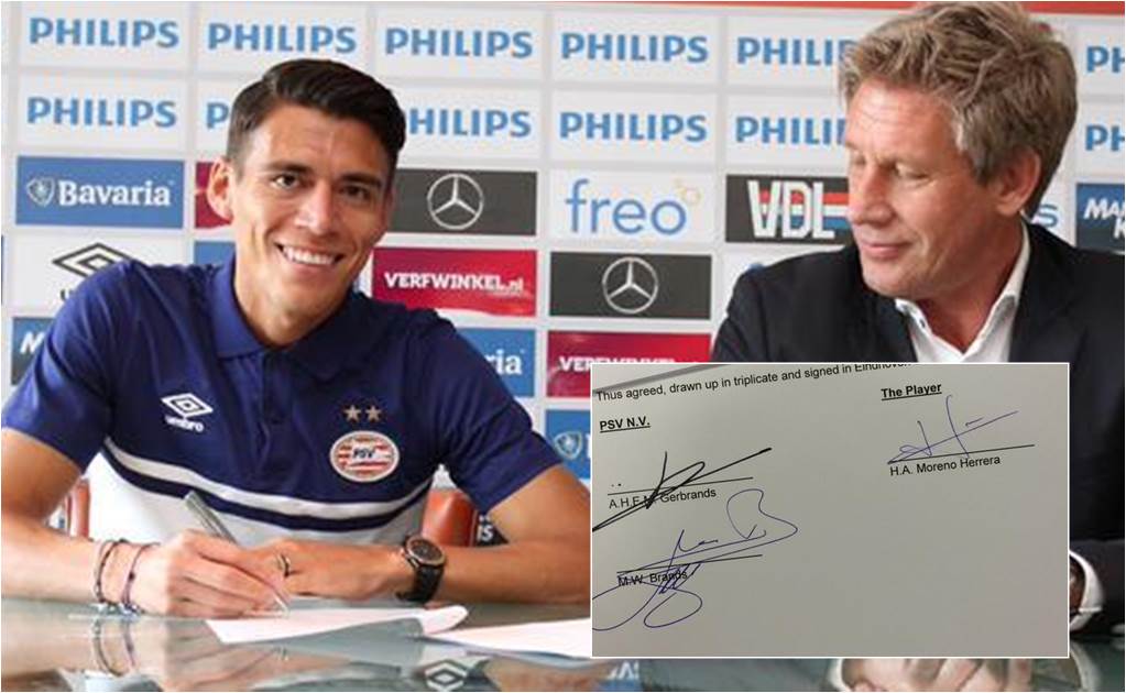 Oficial, Héctor Moreno firma con el PSV 