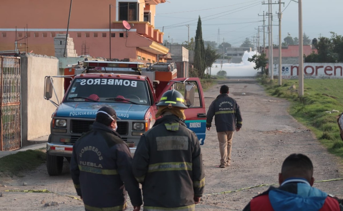 Reportan fuga de gas por toma clandestina en Amozoc, Puebla; desalojan a mil personas