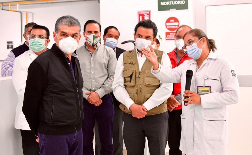 Inauguran Unidad Médica Temporal para pacientes Covid para Saltillo y Monclova