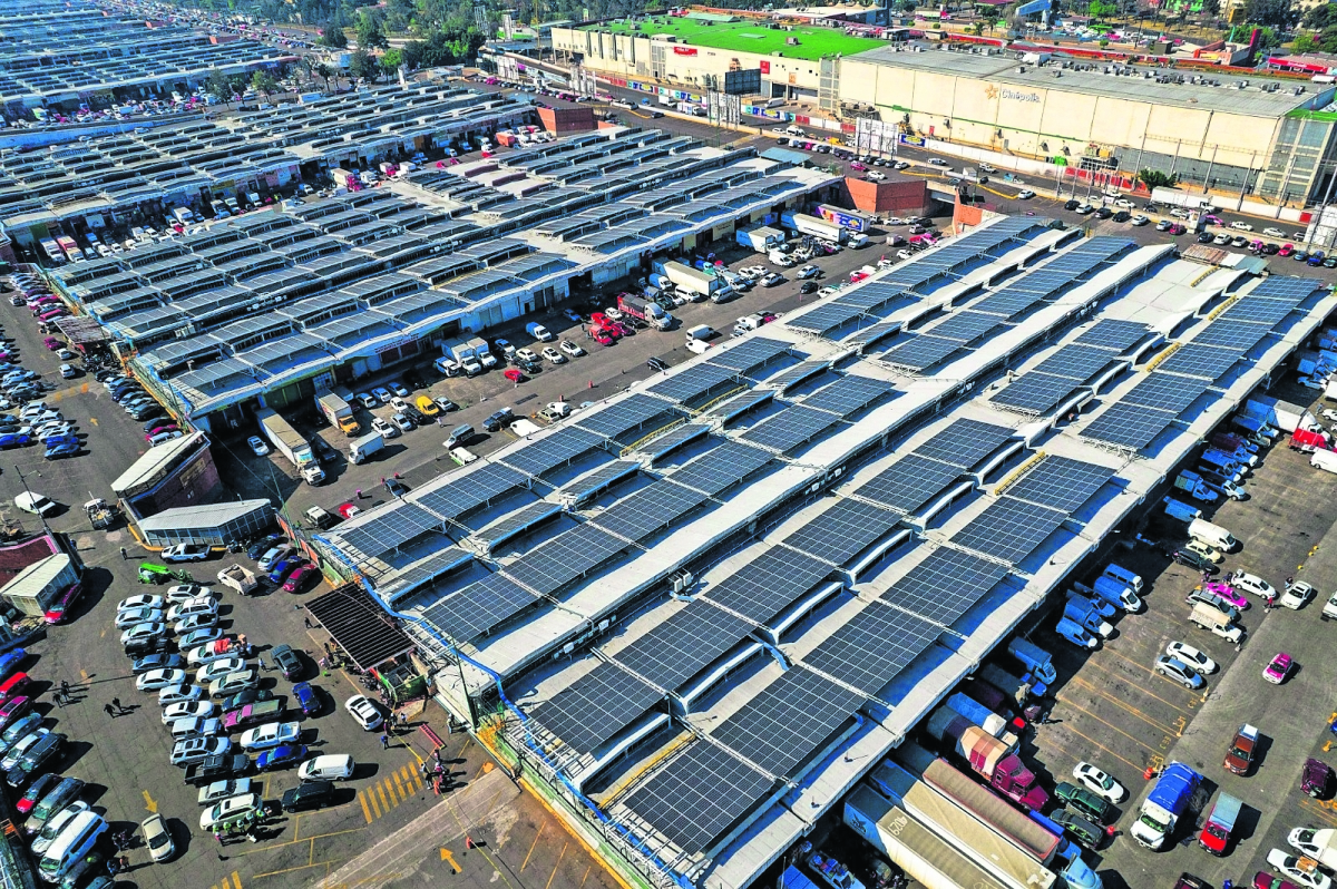 Energía generada por planta solar de la Central de Abasto sería usada en Trolebús y edificios de la zona