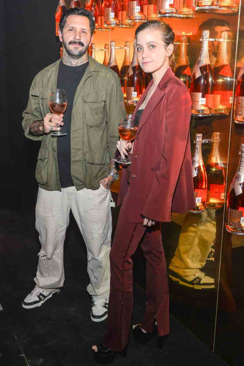 Natasha Dupeyrón y Rodrigo Roji celebran colaboración con Moët & Chandon