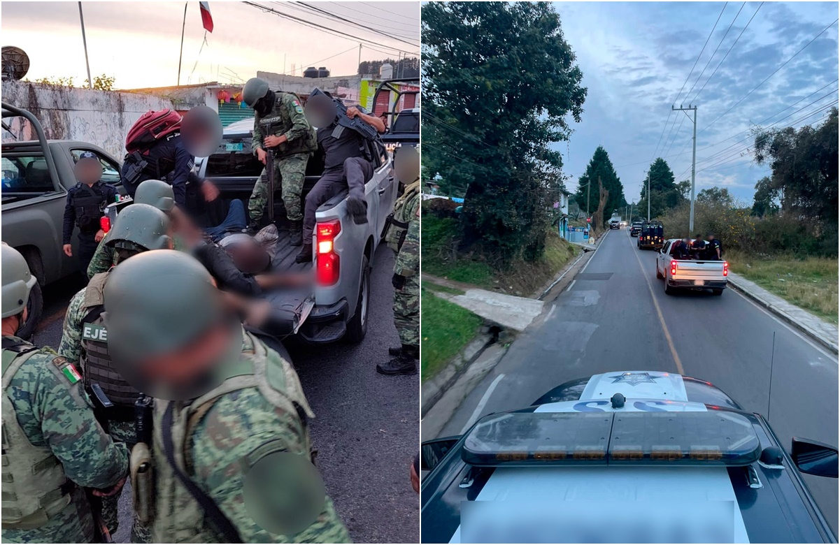 Ocuilan: Policías salvan a presuntos delincuentes de ser linchados por pobladores