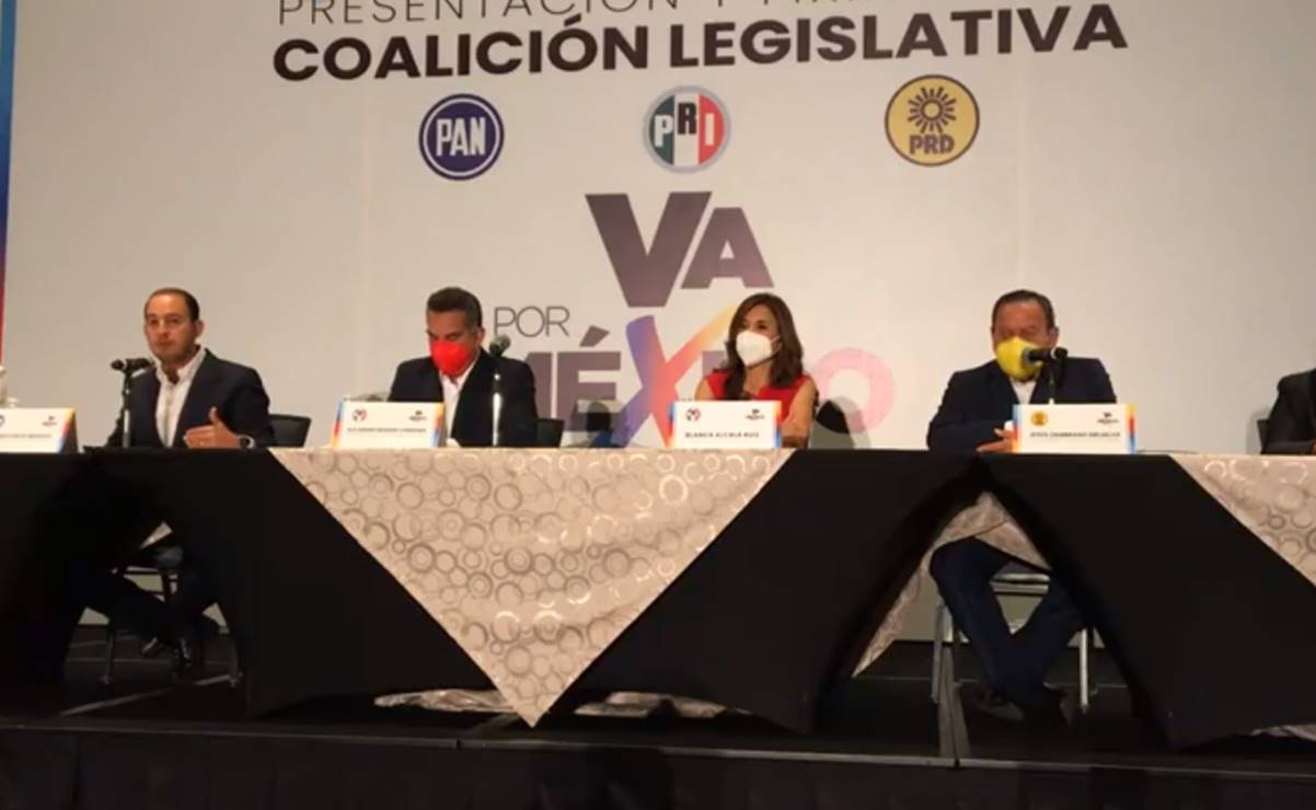 Estos son los 10 acuerdos de la coalición legislativa Va por México