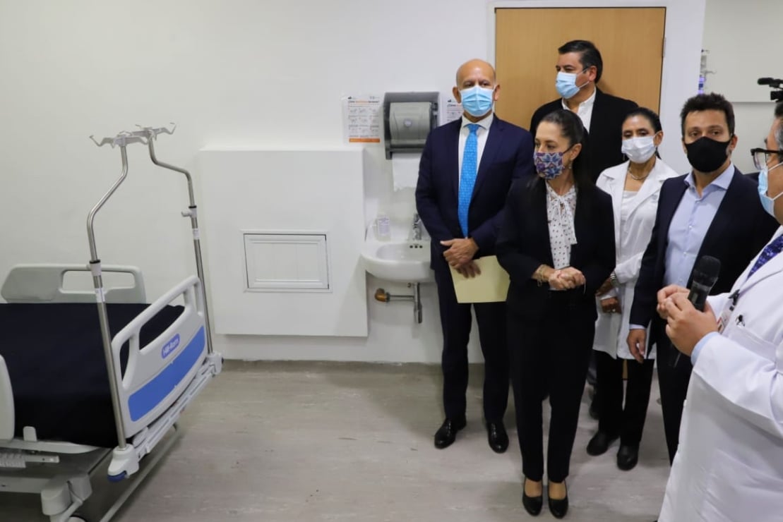 Inaugura Sheinbaum Hospital La Pastora en la GAM; funcionará como una Unidad Temporal para pacientes Covid-19