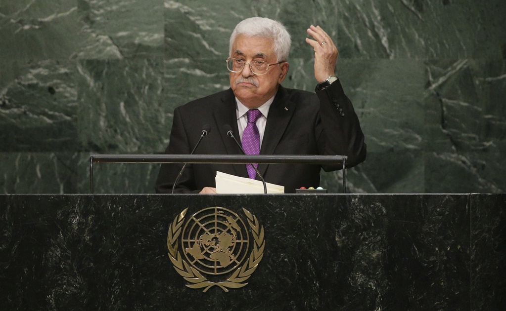 Presidente palestino amaga acuerdo de paz con Israel