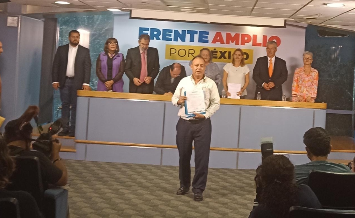 Se registró Sergio Iván Torres como aspirante a candidatura presidencial opositora