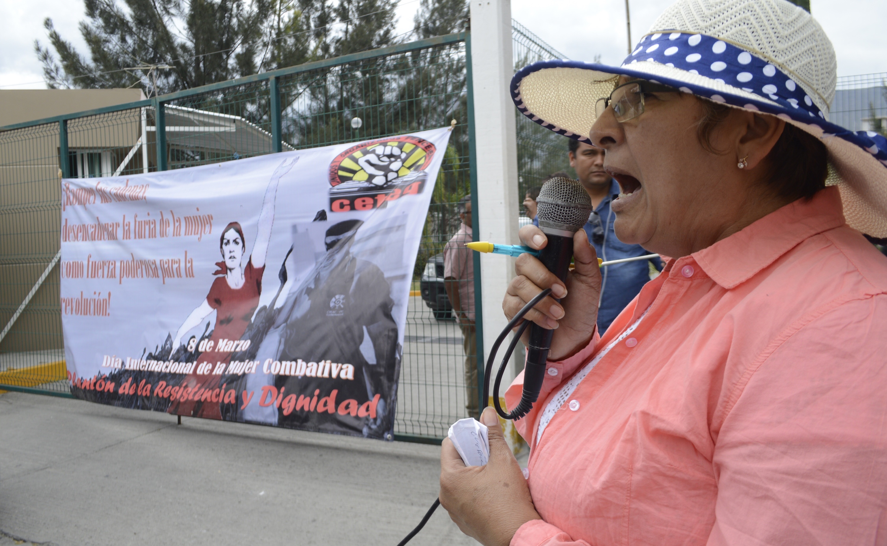 Maestros de CETEG exigen liberación de Nestora Salgado