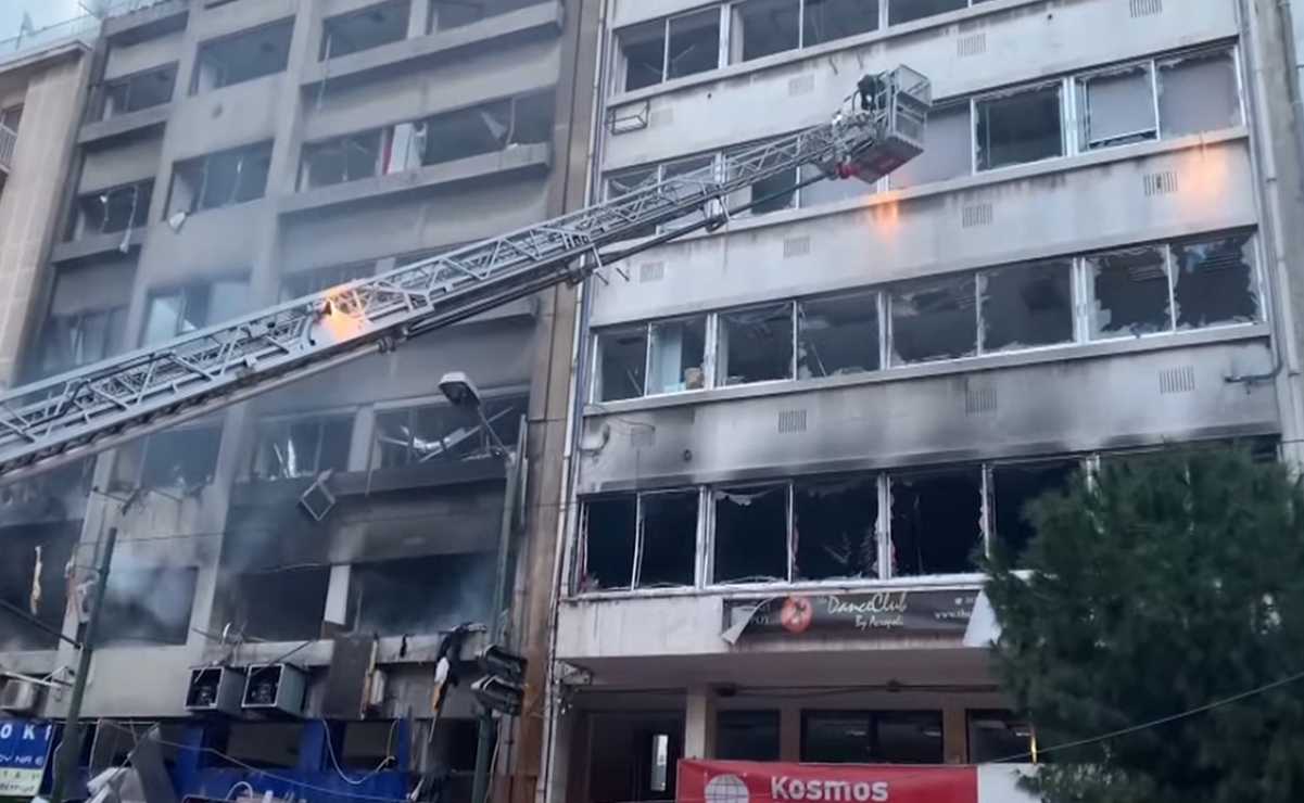 Al menos 3 heridos tras fuerte explosión en el centro de Atenas