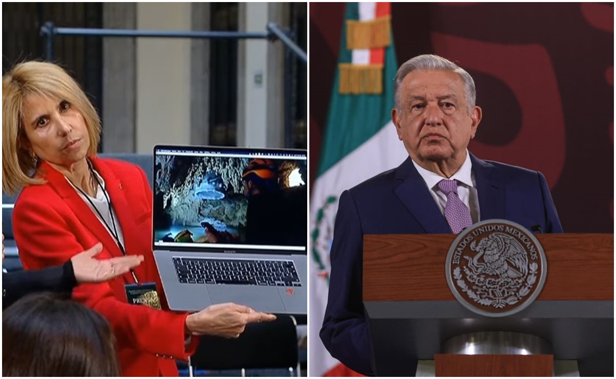 AMLO admite “accidente” en construcción del Tren Maya que dañó a cenote… pero “estamos remediando”