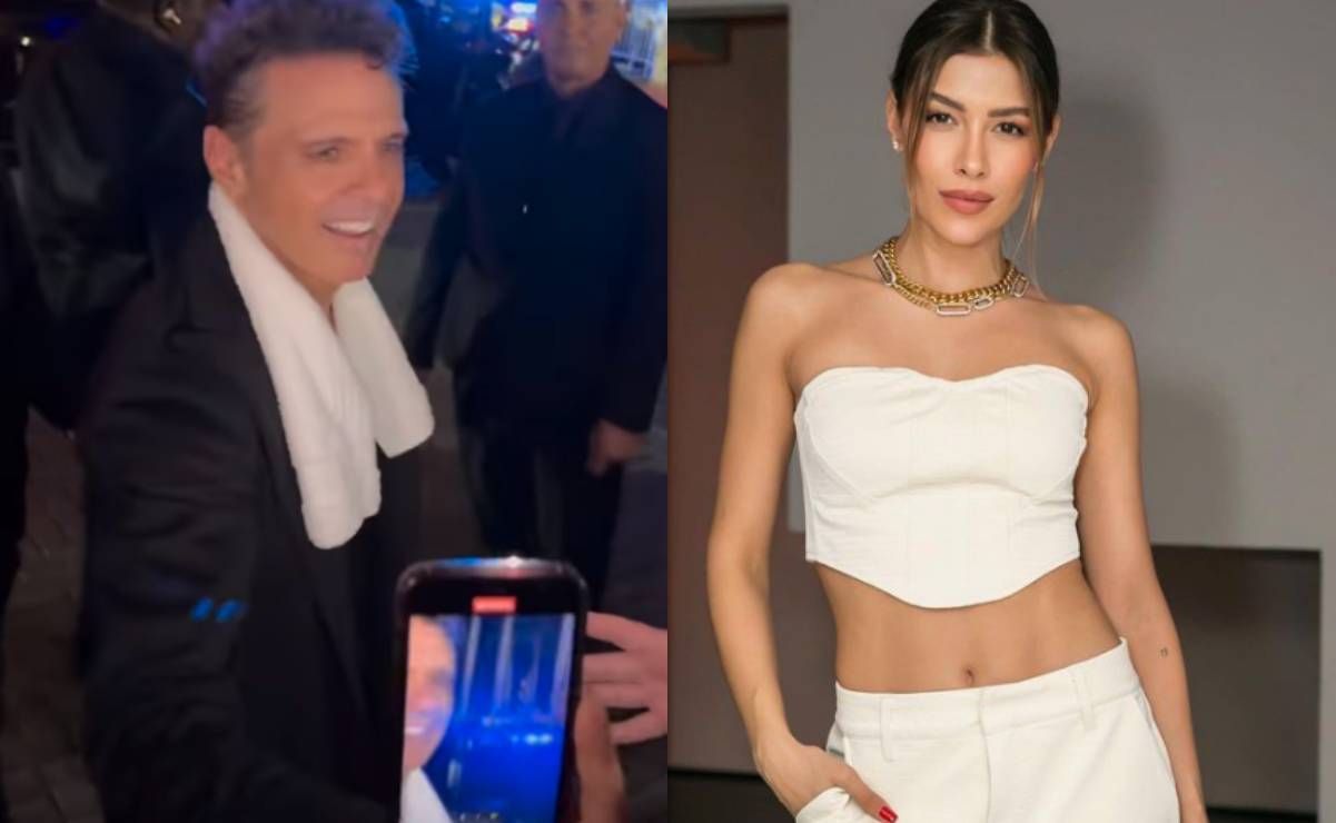 Así fue el reencuentro de Luis Miguel y su hija, Michelle Salas, durante la  boda de la joven