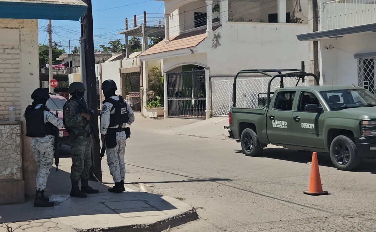 Ejército resguarda vivienda en fraccionamiento de Sinaloa tras percibir fuertes olores de drogas sintéticas