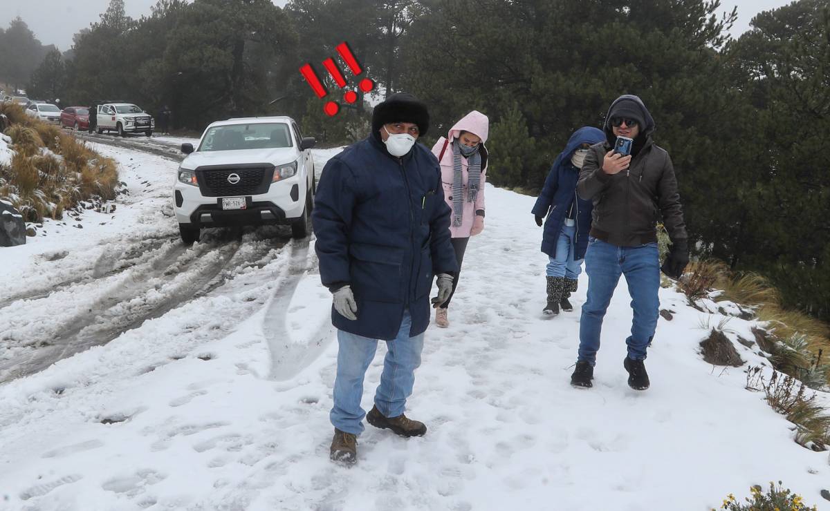 Frente frío 26: Seguirá la caída de nieve en Baja California, Sonora y Chihuahua; lluvia en Guerrero y Quintana Roo