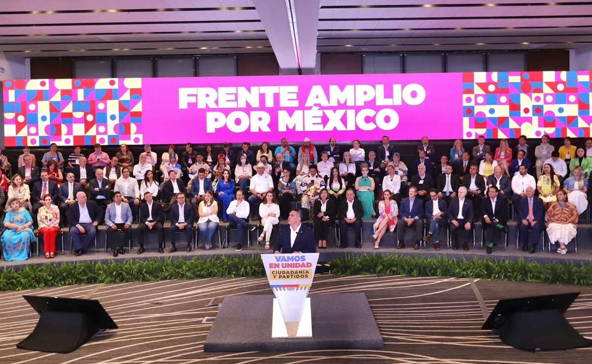 ¿Qué aspirantes de Va por México asistieron a la presentación del proceso para elegir un candidato?