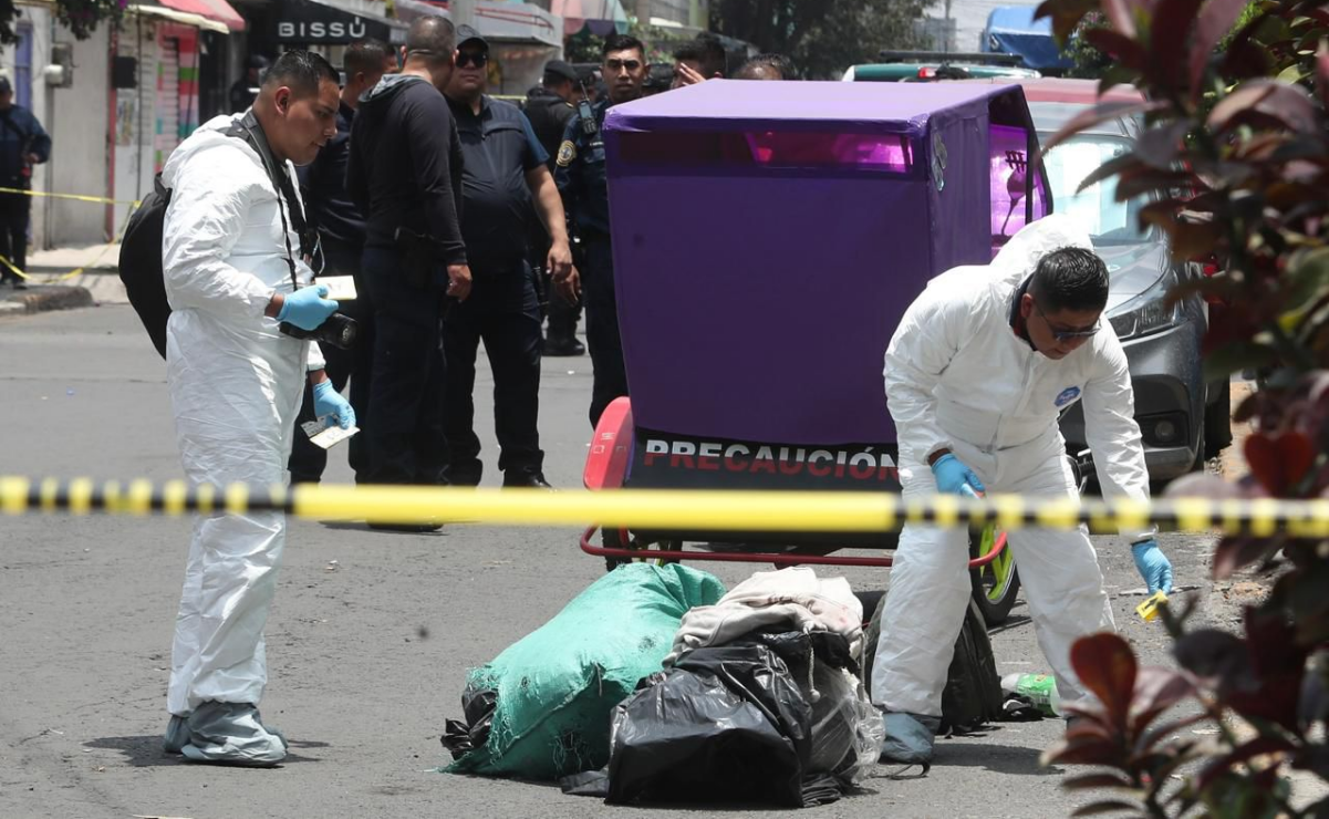 Así detuvieron a 4 personas que intentaban transportar restos humanos en un mototaxi en Iztapalapa