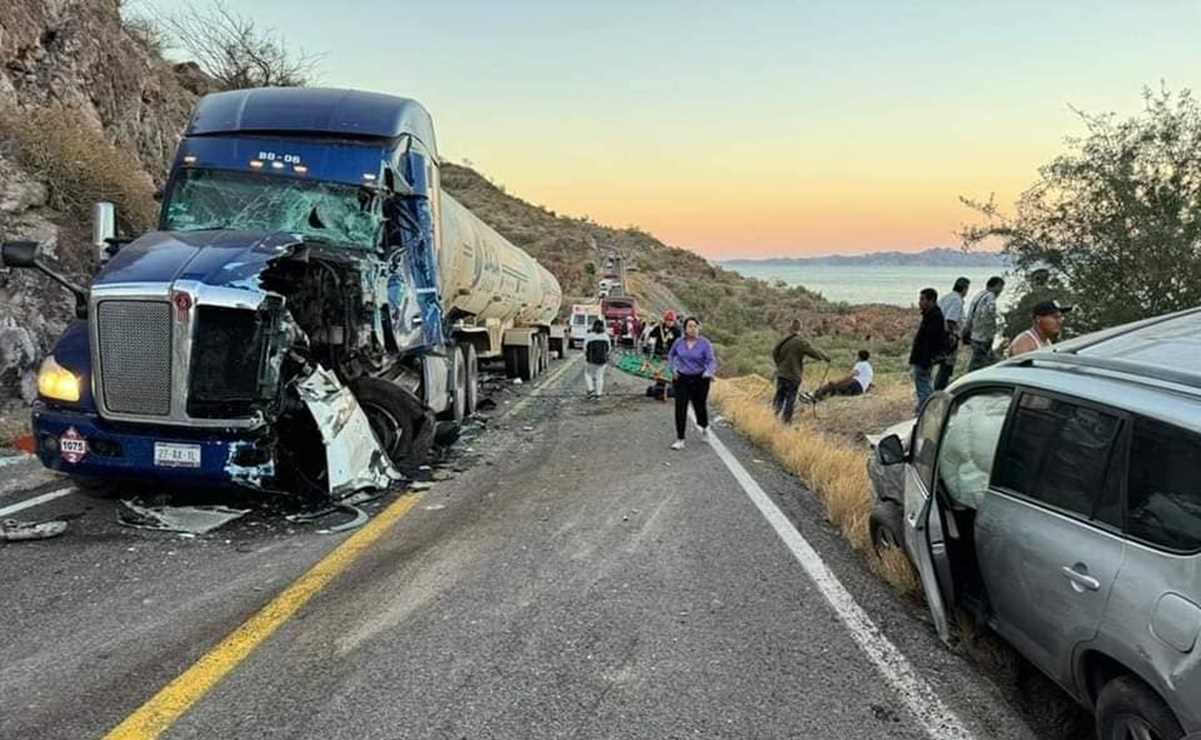 Accidente vehicular en BCS deja una mujer muerta y 46 heridos, todos trabajadores de un hotel