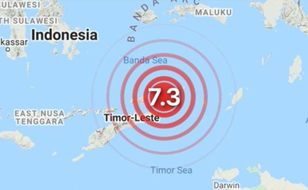 Terremoto de 7.3 sacude las costas de Indonesia