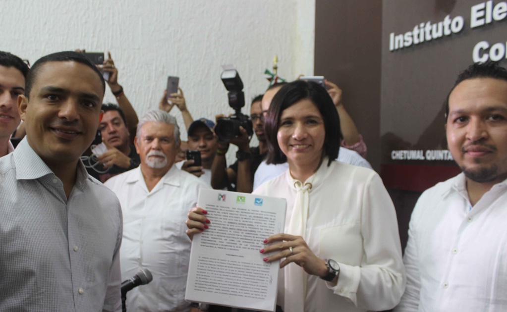 Partidos registran dos coaliciones en Quintana Roo