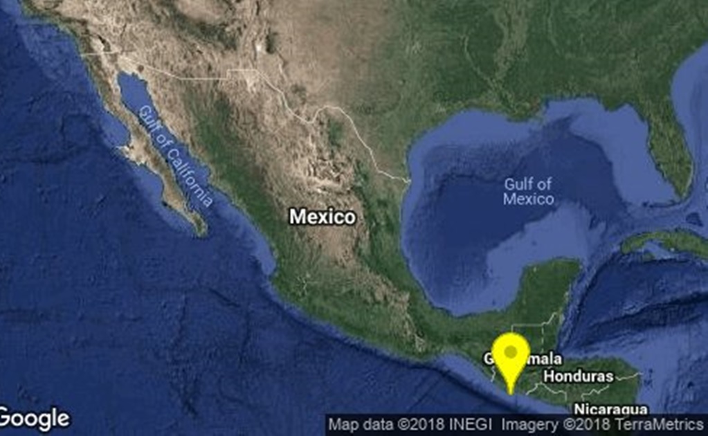 Reportan sismo de 5.3 grados en Ciudad Hidalgo, Chiapas