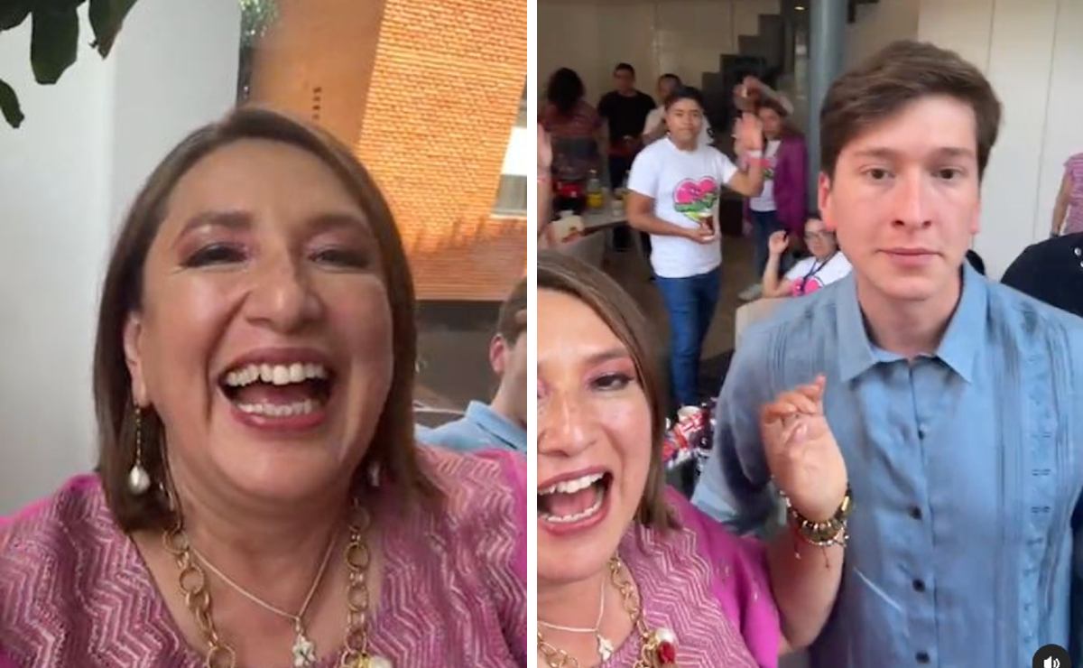 Xóchitl Gálvez celebra constancia del FAM con familia y "xochilovers": “la victoria es nuestra”