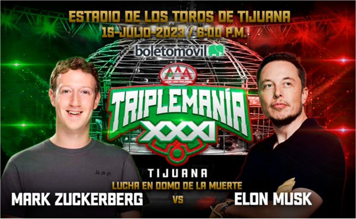 La AAA invita a Elon Musk y Mark Zuckerberg a luchar en el 'Domo de la Muerte'