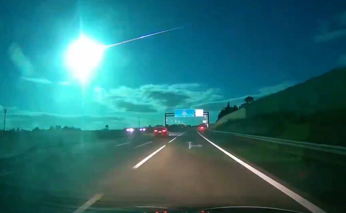 VIDEOS: ¿Meteorito? Bola de luz verde sobrevuela el cielo en España y Portugal