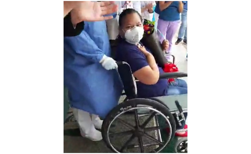 "¡Eres una guerrera!", así aplauden a enfermera que superó el Covid en Tamaulipas