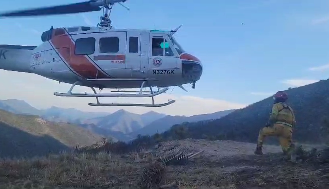Luego de una semana, sofocan incendio forestal en zona montañosa de Zaragoza, Nuevo León