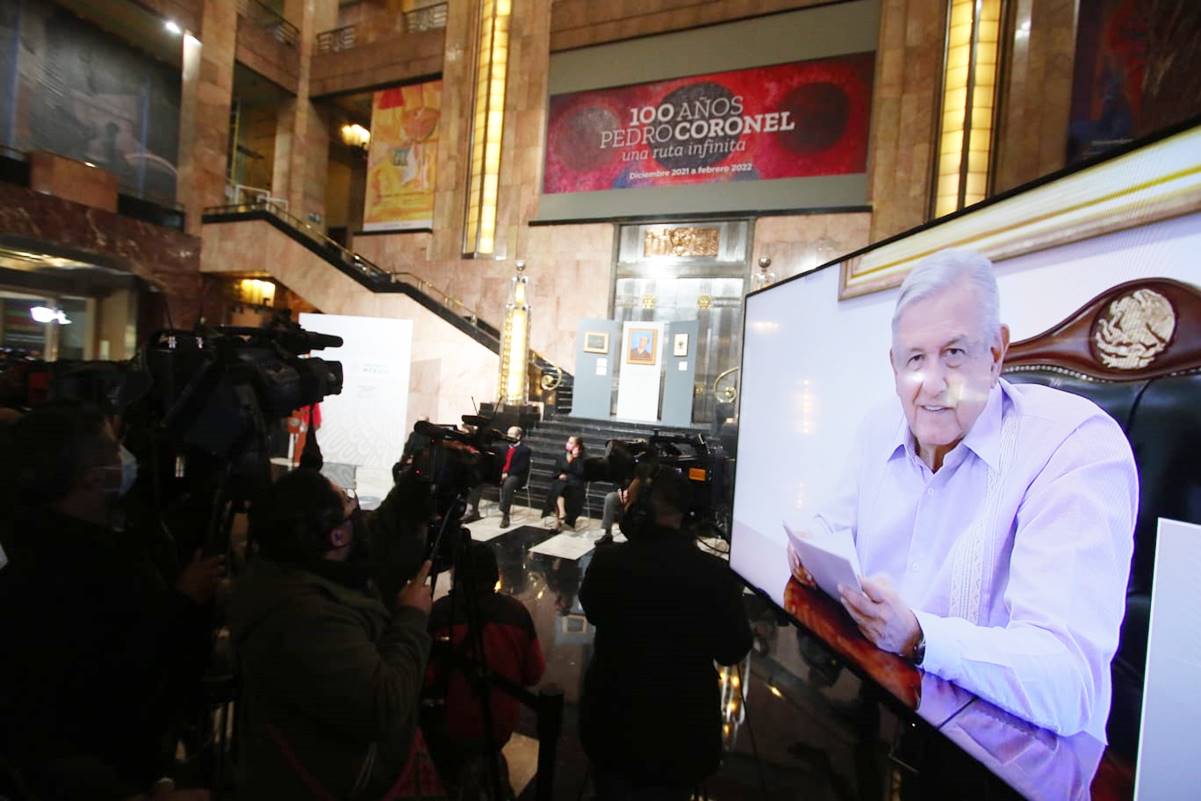 AMLO reaparece en video mensaje en homenaje a Carlos Pellicer, su mentor político