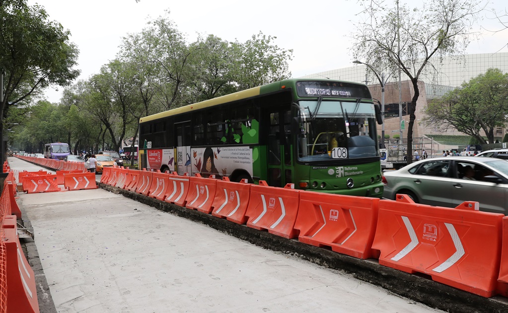 Extienden una semana más la suspensión de obras en L7 del Metrobús