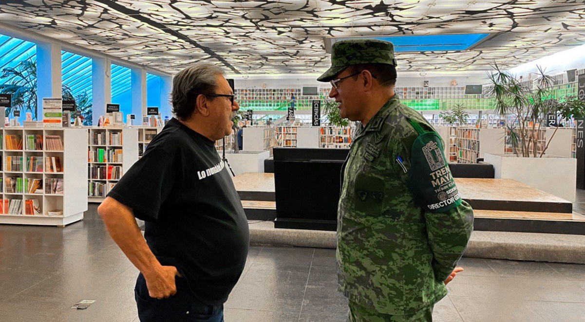 Nuevas librerías del FCE, con apoyo del Ejército: Taibo II anuncia proyecto para Tren Maya