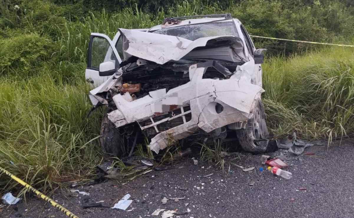 Mueren 5 personas en choque carretero en Tamaulipas