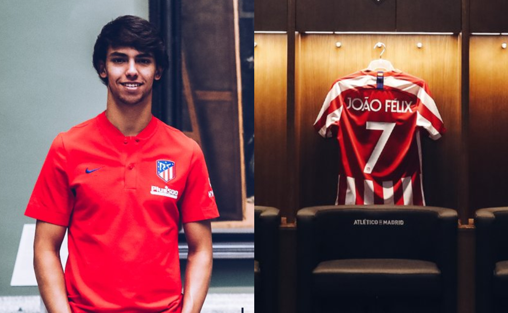 Joao Félix utilizará el número 7 de Griezmann