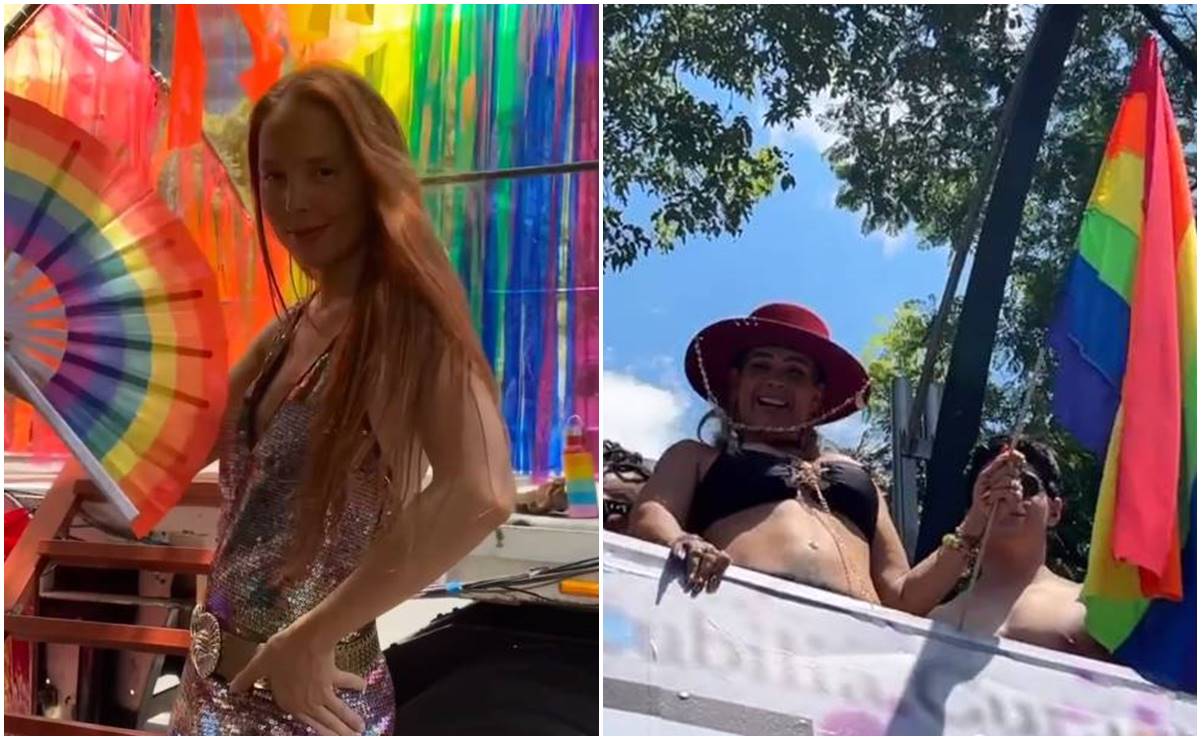 Entre baile y color, Niurka y Majo Aguilar celebran a la comunidad LGBT+ 