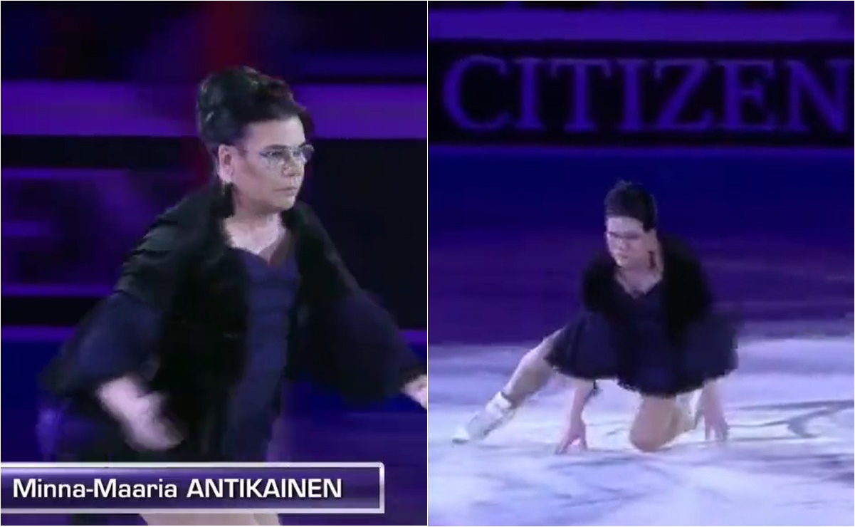 VIDEO: Patinadora transgénero recibe críticas por caerse en el Campeonato Europeo de Patinaje