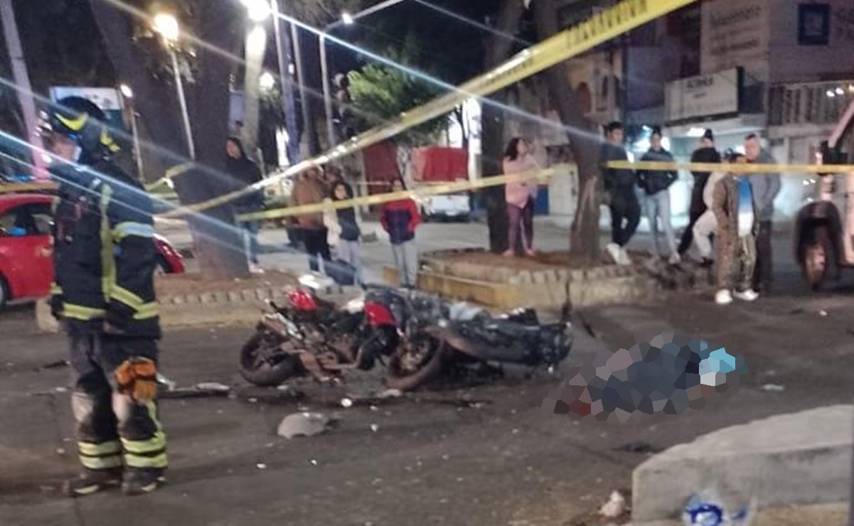 Automovilista se da a la fuga tras chocar contra motociclistas en Azcapotzalco; reportan 1 muerto