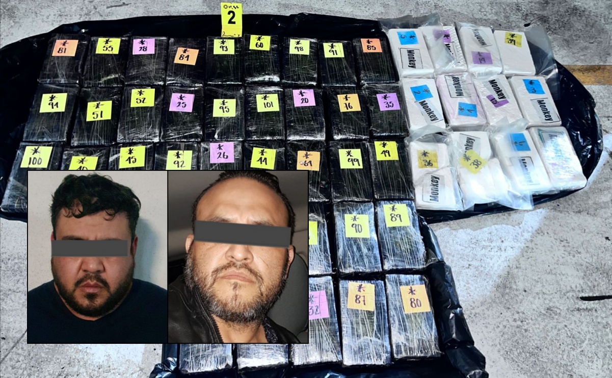Aseguran 49 kilos de cocaína con valor de 500 mil dólares en Nuevo León