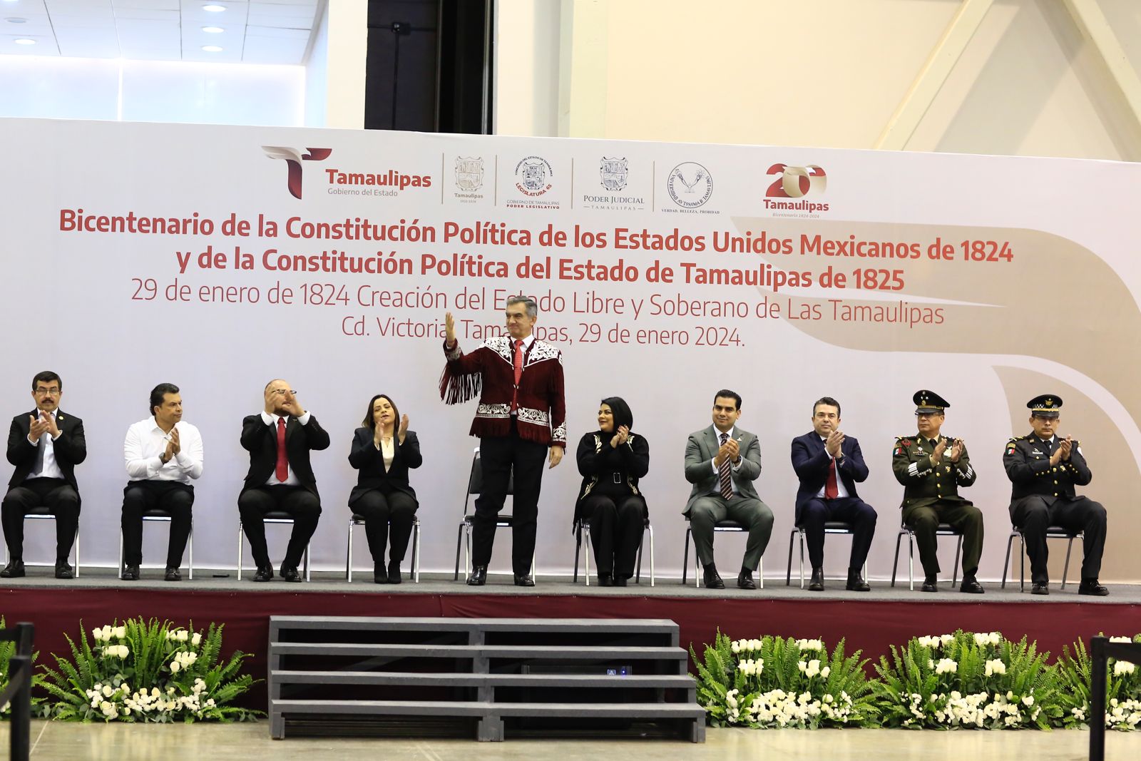 Encabeza Américo Villarreal conmemoración del Bicentenario de Tamaulipas