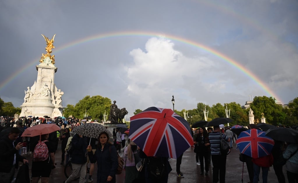 Un arcoíris apareció en Windsor tras anuncio de la muerte de la reina Isabel II