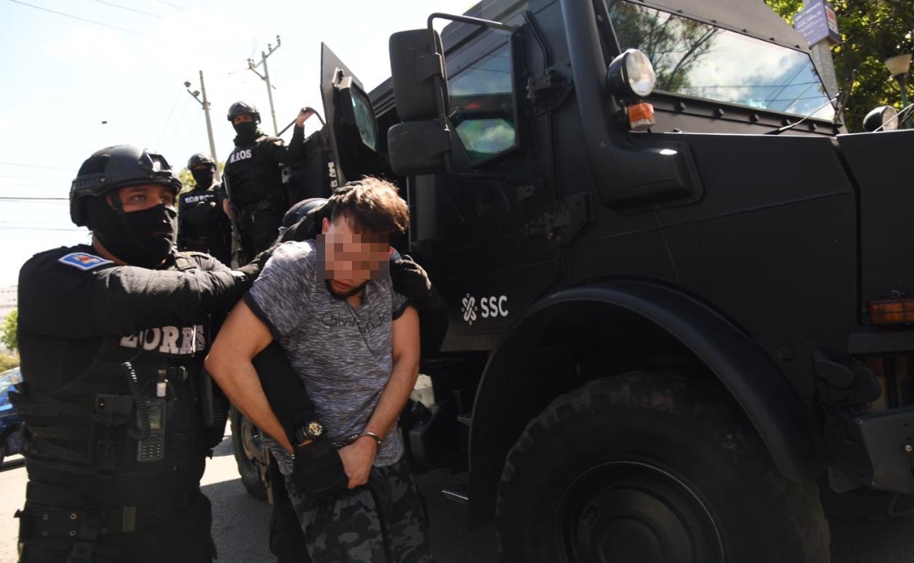 Detienen en Tlalpan a "El Coloncho", líder de una célula de La Unión Tepito