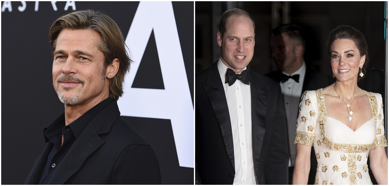 La broma de Brad Pitt sobre Harry de Sussex que hizo reír a Kate Middleton y al príncipe William en los premios BAFTA